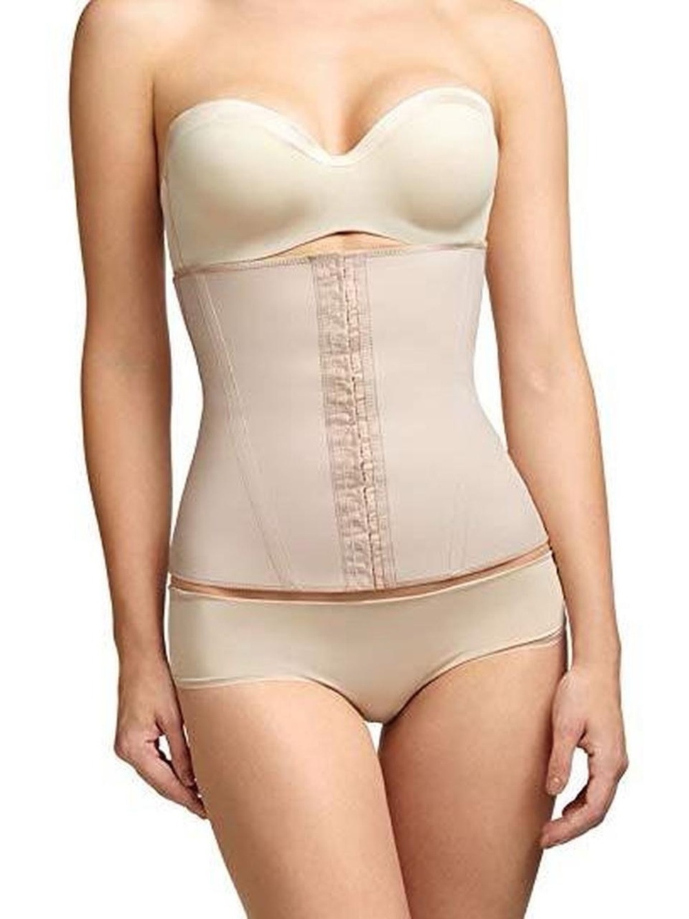 Squeem Magical Lingerie Womens Firm Control Strapless Waist Cincher size S